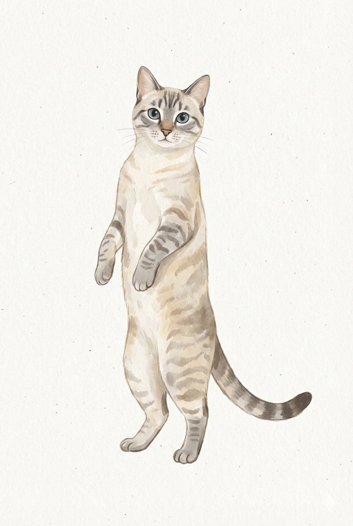 Lila standing