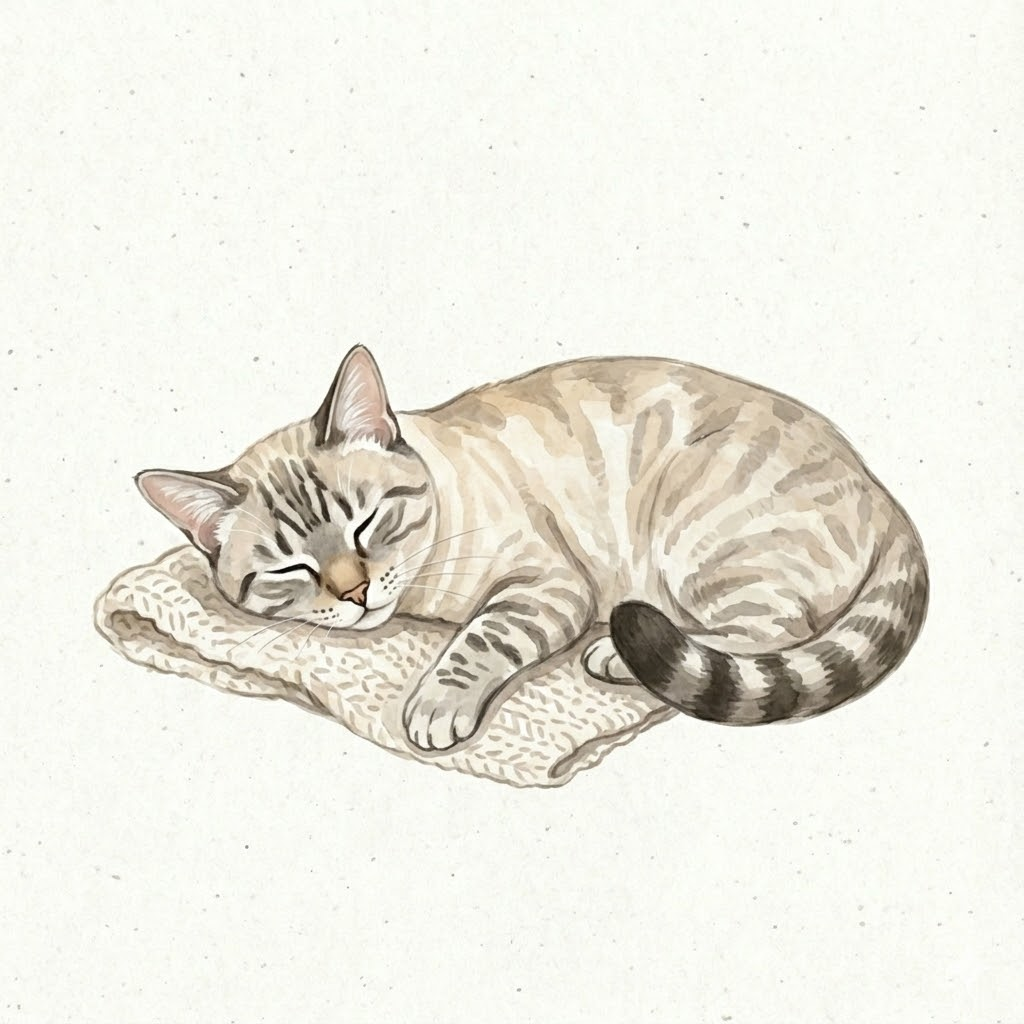 Lila sleeping
